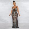 Black Diva: Robe de Soirée Strass et Transparence